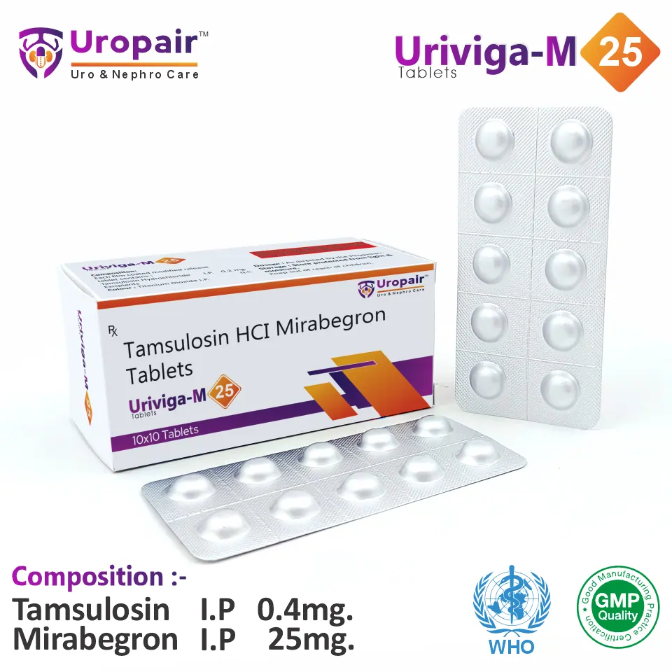 Tamsulosin + Mirabegron Tablet from Top Pharma